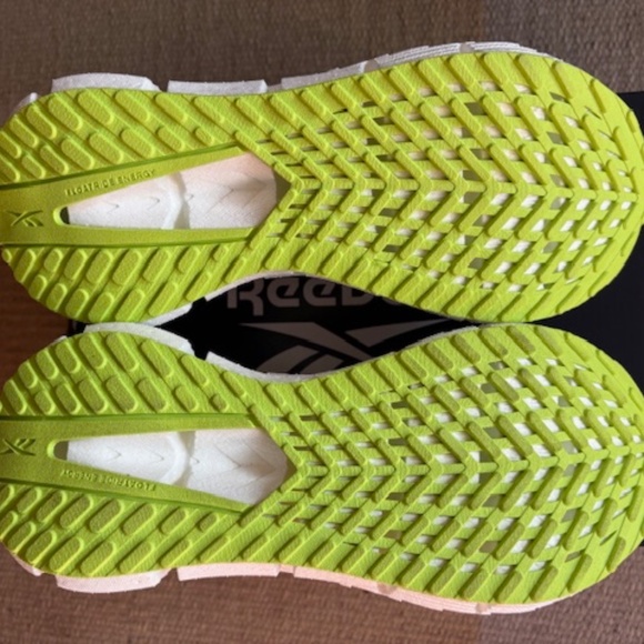 Reebok FloatZig 1 Running Shoes, Women's Size 7.5, Chalk/Black/Laser Pink, NWT - Picture 5 of 6